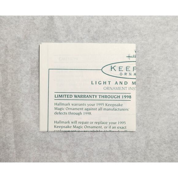 Hallmark Keepsake Magic Light Star Trek Romulan Warbird 1995 New Open Box - Picture 4 of 7